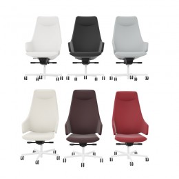 Poltrona direzionale con schienale alto Italia