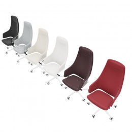 Poltrona direzionale con schienale alto Italia