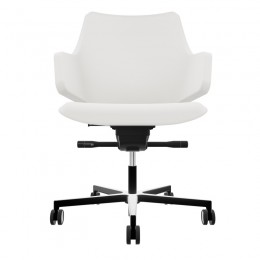 Poltrona direzionale con schienale medio Italia