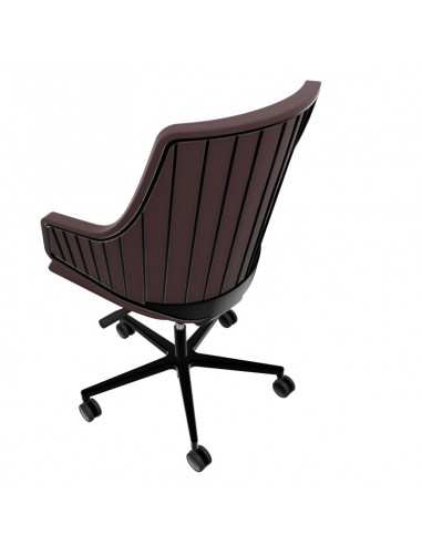 Poltrona direzionale con schienale medio Italia