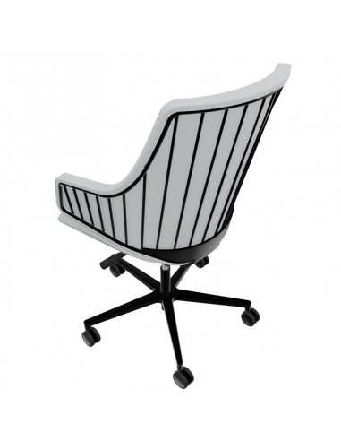 Poltrona direzionale con schienale medio Italia