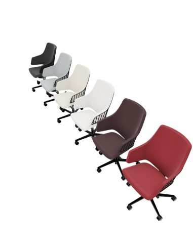 Poltrona direzionale con schienale medio Italia