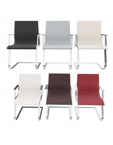 Poltrona direzionale ospite schienale medio Nulite