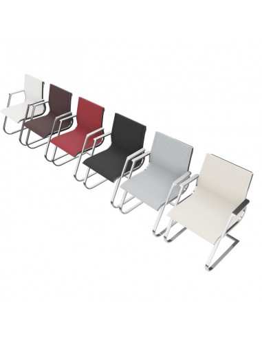 Poltrona direzionale ospite schienale medio Nulite