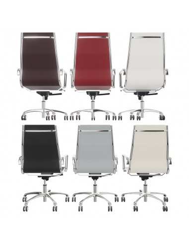 Poltrona direzionale schienale alto Light