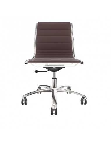 Poltrona direzionale ospite schienale medio Light