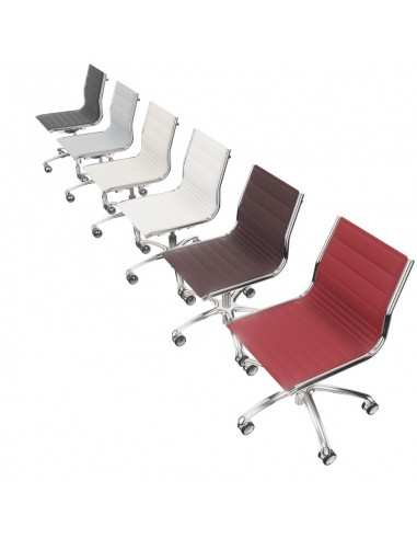 Poltrona direzionale ospite schienale medio Light