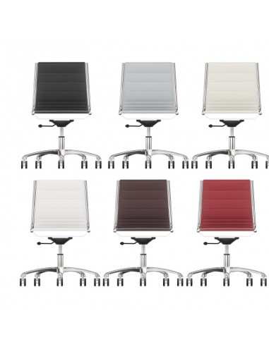 Poltrona direzionale ospite schienale medio Light