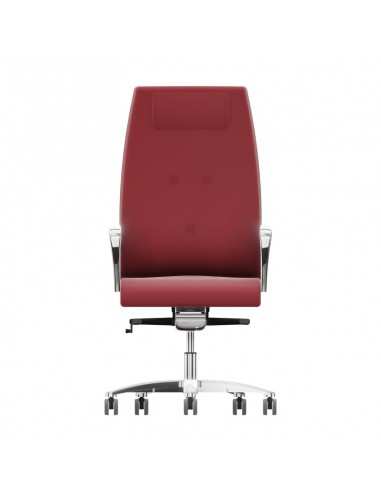 Poltrona direzionale con schienale alto One