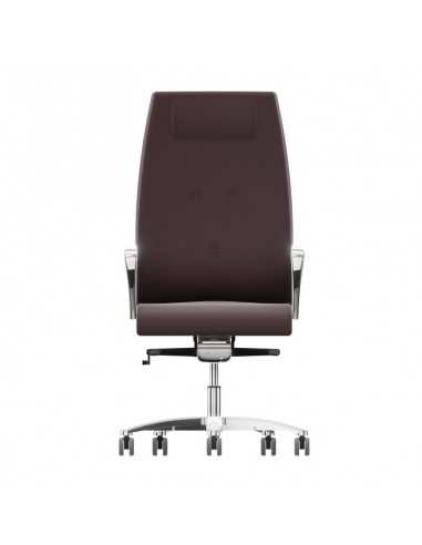 Poltrona direzionale con schienale alto One