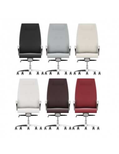 Poltrona direzionale con schienale alto One