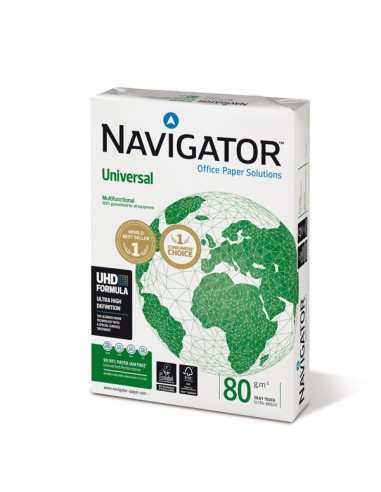 Risma CARTA NAVIGATOR per fotocopie universal formato A4 80GR 500 ff 29,7x21 cm - Pronta consegna promo