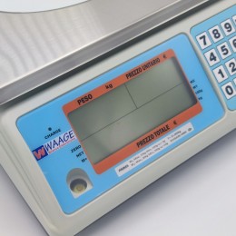 Bilancia elettronica Waage Prima 30 30kg range 15-30kg div 5-10g con batteria negozi e ambulanti