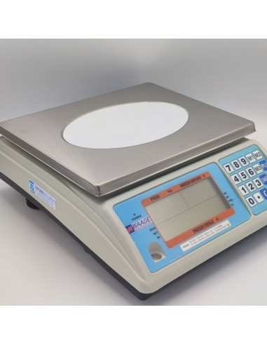 Bilancia elettronica Waage Prima 30 30kg range 15-30kg div 5-10g con batteria negozi e ambulanti