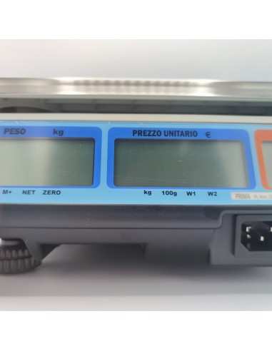 Bilancia elettronica Waage Prima 15 15kg range 6-15kg div 2-5g con batteria negozi e ambulanti
