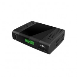 DECODER ZAPPER DVB-T2 MAIN10 H265 HEVC AKAI - USB LAN HDMI digitale terrestre