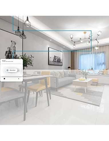 Mamibot iGLASSBOT W120-T Robot lavavetri Automatico Pulizia vetri con Telecomando e App per Smartphone bianco