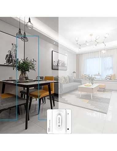 Mamibot iGLASSBOT W120-T Robot lavavetri Automatico Pulizia vetri con Telecomando e App per Smartphone bianco