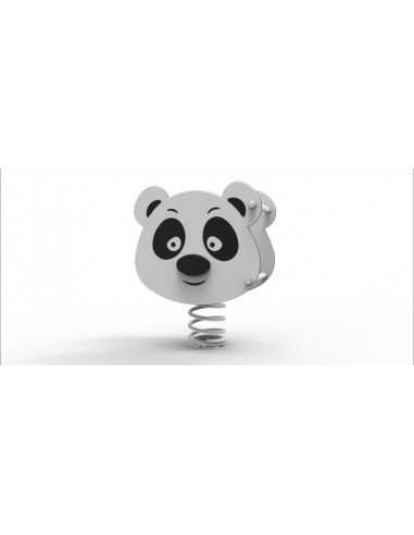 Gioco a molla " Pandy " in polietilene da esterno per parchi, asili, ville giardino