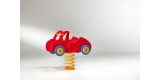 Gioco a molla " Auto " in polietilene da esterno per parchi, asili, ville giardino