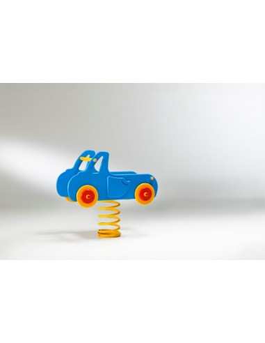 Gioco a molla " Pick-up " in polietilene da esterno per parchi, asili, ville giardino