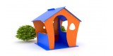 Playhouse - Casetta in polietilene per bambini da esterno per parchi, asili, ville e giardino
