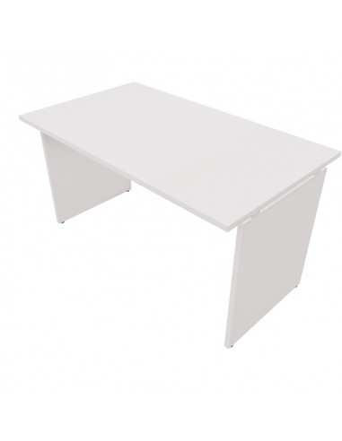 Scrivania con piano e gambe in legno profondità P 80 cm Kamos lunghezza 80 100 120 140 160 180