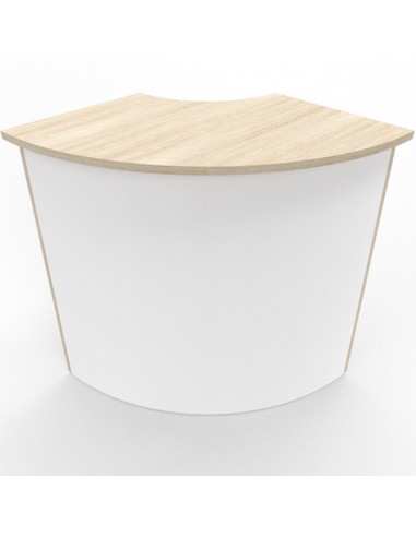 NEWFORM - Angolo bancone esterno 90° con frontale in metallo