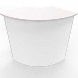 NEWFORM - Angolo bancone esterno 90° con frontale in metallo