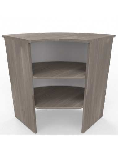 NEWFORM - Angolo bancone esterno 90° con frontale in metallo