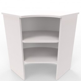 NEWFORM - Angolo bancone esterno 90° con frontale in metallo