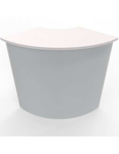 NEWFORM - Angolo bancone esterno 90° con frontale in metallo