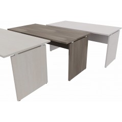 Scrivania 180 x 80 cm Frassino Virgilio con piano e gambe in legno Kamos