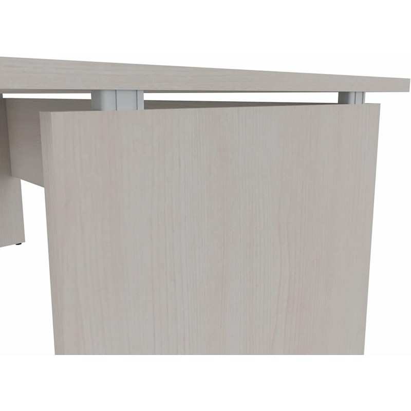 Scrivania 180 x 80 cm Frassino Virgilio con piano e gambe in legno Kamos