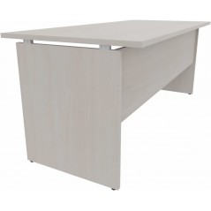 Scrivania 180 x 80 cm Frassino Virgilio con piano e gambe in legno Kamos