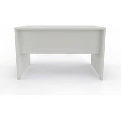 Las - Scrivania 120 x 70 cm Bianco con piani in legno sp.25mm