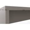 Las - Scrivania 140 x 70 cm OXI Stone Gray con piani in legno sp.25mm