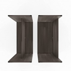 NEWFORM - Scrivania alta/alternativa Bancone 120 x 60 x 105 cm per break aziendali, fiere, lavori in piedi - Colore Olmo Tundra