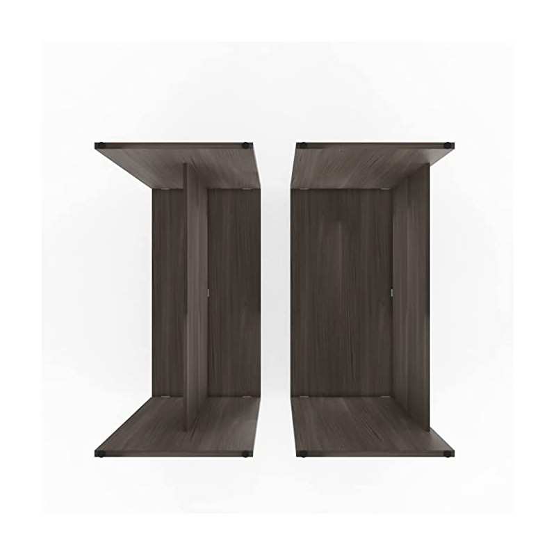 NEWFORM - Scrivania alta/alternativa Bancone 120 x 60 x 105 cm per break aziendali, fiere, lavori in piedi - Colore Olmo Tundra