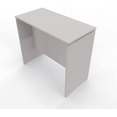 NEWFORM - Scrivania alta/alternativa Bancone 160 x 80 x 105 cm con piani in legno sp.25mm - Colore Grigio