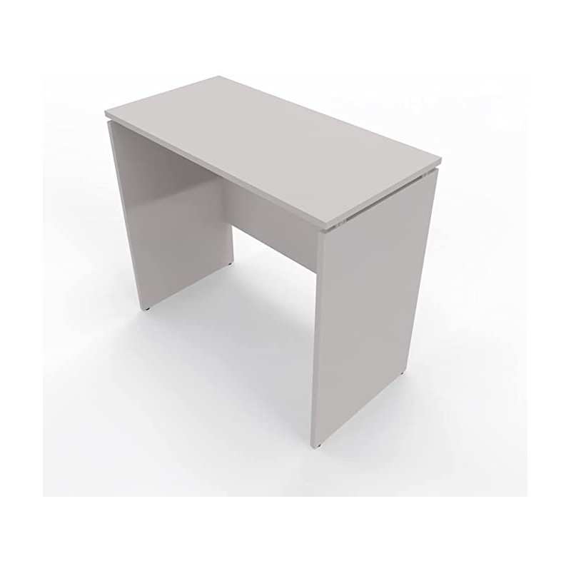 NEWFORM - Scrivania alta/alternativa Bancone 160 x 80 x 105 cm con piani in legno sp.25mm - Colore Grigio