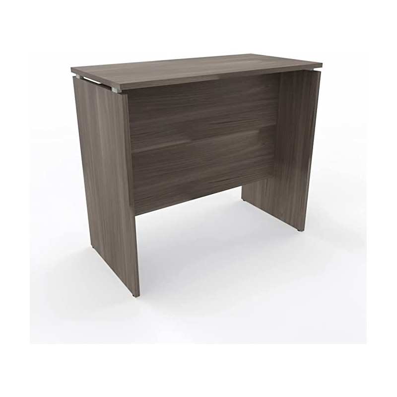 NEWFORM - Scrivania alta/alternativa Bancone 160 x 80 x 105 cm con piani in legno sp.25mm - Colore Olmo Tundra