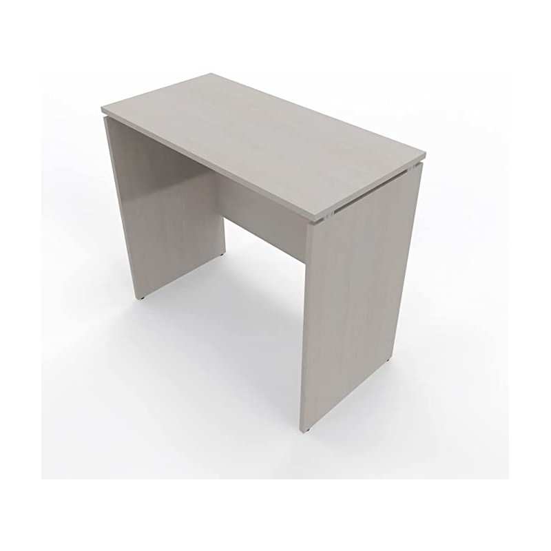 NEWFORM - Scrivania alta/alternativa Bancone 160 x 80 x 105 cm con piani in legno sp.25mm - Colore Frassino Virgilio