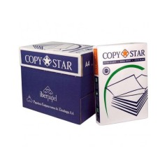5 PZ Copy Star - Formato A4 - 21x29,7cm 80gr 500ff - Per Ufficio, Stampa e Fotocopie