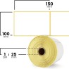 100 x 150 mm, f. 25 - Rotolo n° 300 etichette termiche adesive A6 10x15