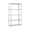 Scaffale 5 ripiani componibile H198 cm - Colore Grigio