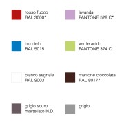 Scaffale 4 ripiani componibile H148 cm - Colore Lavanda