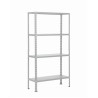 Scaffale 4 ripiani componibile H148 cm - Colore Grigio