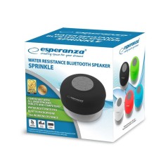 Esperanza - Altoparlante Bluetooth resistente all'acqua - Colore Nero