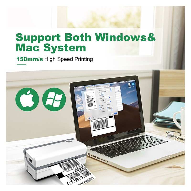 RP420 - Etichettatrice stampante termica diretta - USB, Bluetooth - 127 mm/s per etichette con codici a barre 4"